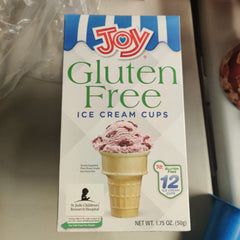 Joy GF Ice Cream Cone Cups 12ct - Best before food